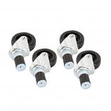 Caster Set (4)4 Stem Mt Nsf